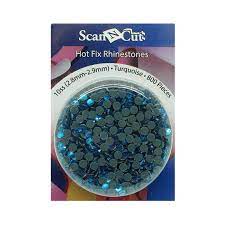 brother ScanNCut Turquoise Rhinestones 10SS Refill Pack