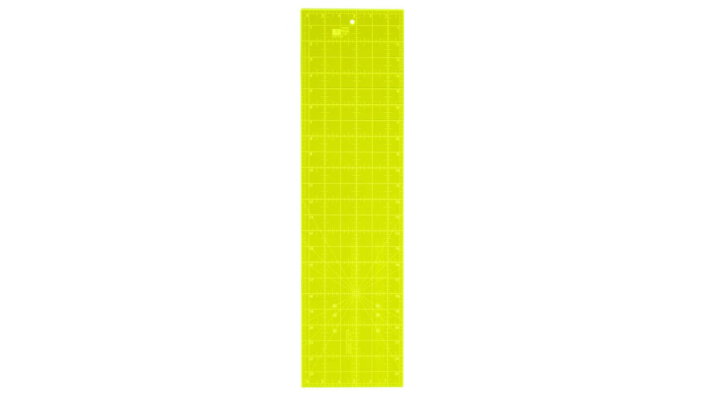 Birch Neon Quilting ruler 6 1/2" x 24"