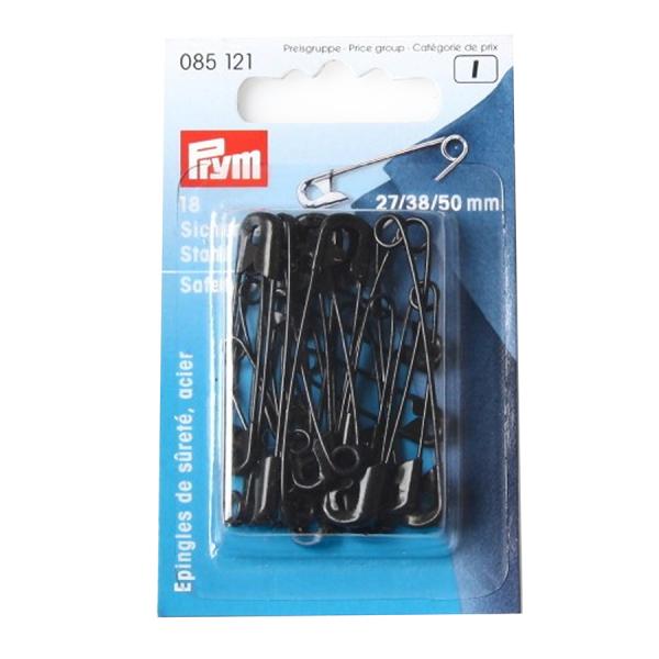 Prym Safety Pins - Black