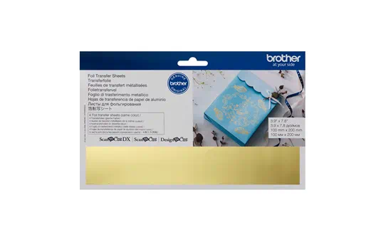 brother ScanNCut Foil Transfer Sheets - Gold