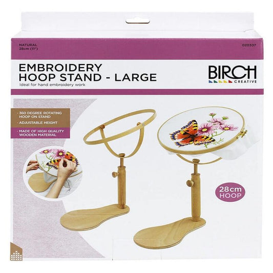 Birch Embroidery hoop stand - Large 28cm (11")
