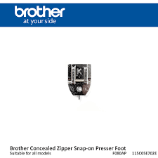 brother Concealed Zipper Foot