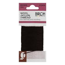 Birch - Wool Nylon Thread (Brown)