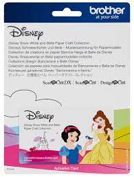 brother ScanNCut Disney Snow White & Belle Paper Craft Collection