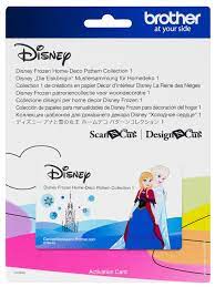 brother ScanNCut Disney Frozen Home-Deco Pattern Collection 1
