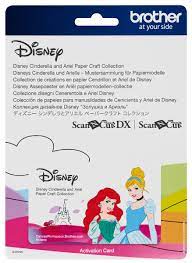 brother ScanNCut Disney Cinderella & Ariel Paper Craft Collection