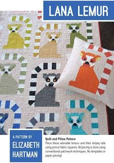 Elizabeth Hartman Designs - Lana Lemur Quilt & Pillow