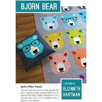 Elizabeth Hartman Designs - Bjorn Bear Quilt & Pillow